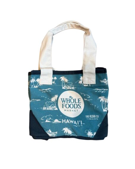 WHOLE FOODS ミニトート ハワイブルー